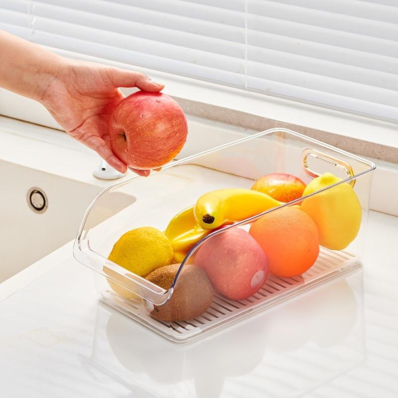 Clear Plastic Refrigerator Organizer Bins for Kitchen & Pantry Organization