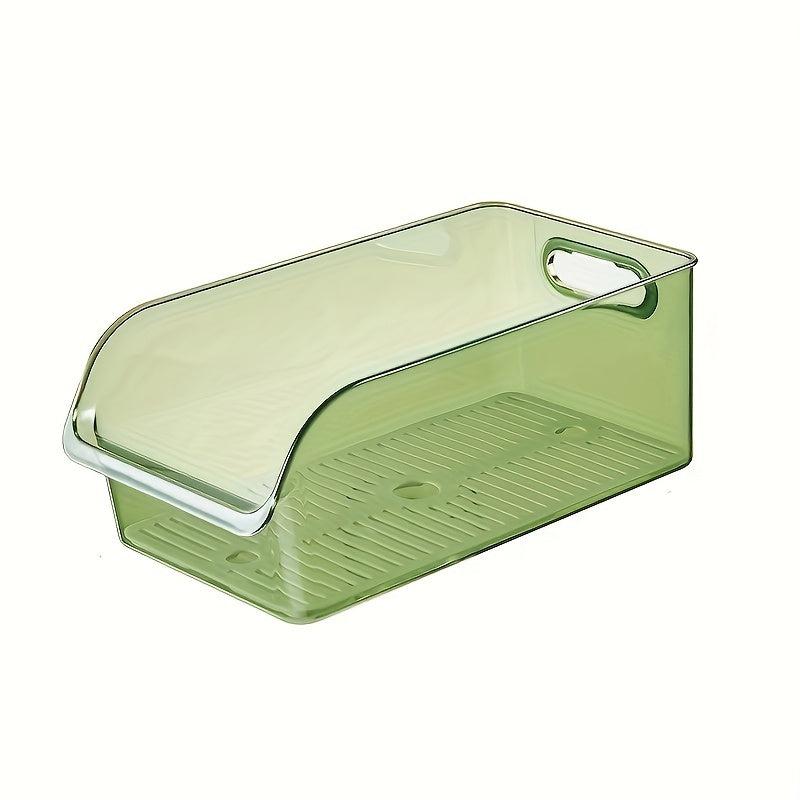 Clear Plastic Refrigerator Organizer Bins for Kitchen & Pantry Organization