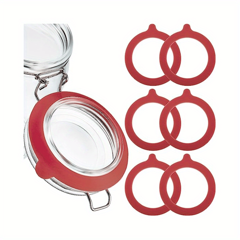 Silicone Jar Gaskets Replacement Seals Leakproof Silicone Rep