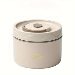 Stainless Steel Round Bento Box Stackable Food Container