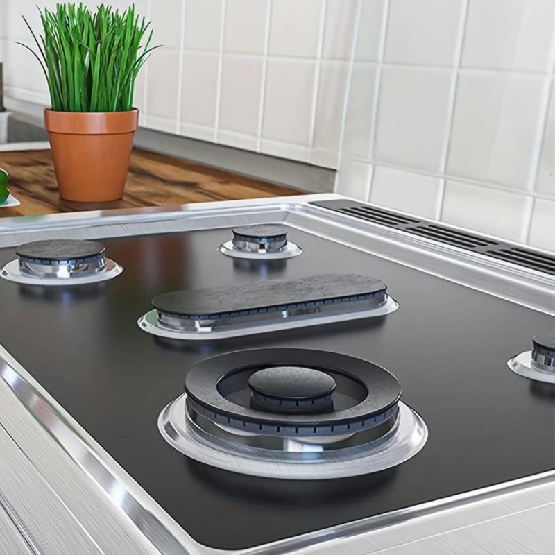 Reusable Non-Stick Gas Stove Top Protectors - Washable Oven Liners