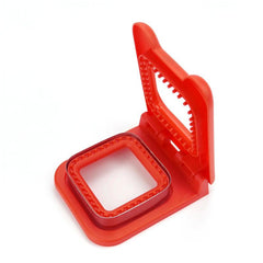 2Pcs Sandwich Cutter & Sealer Set Square Stainless Steel & Plastic Cookie Cutter