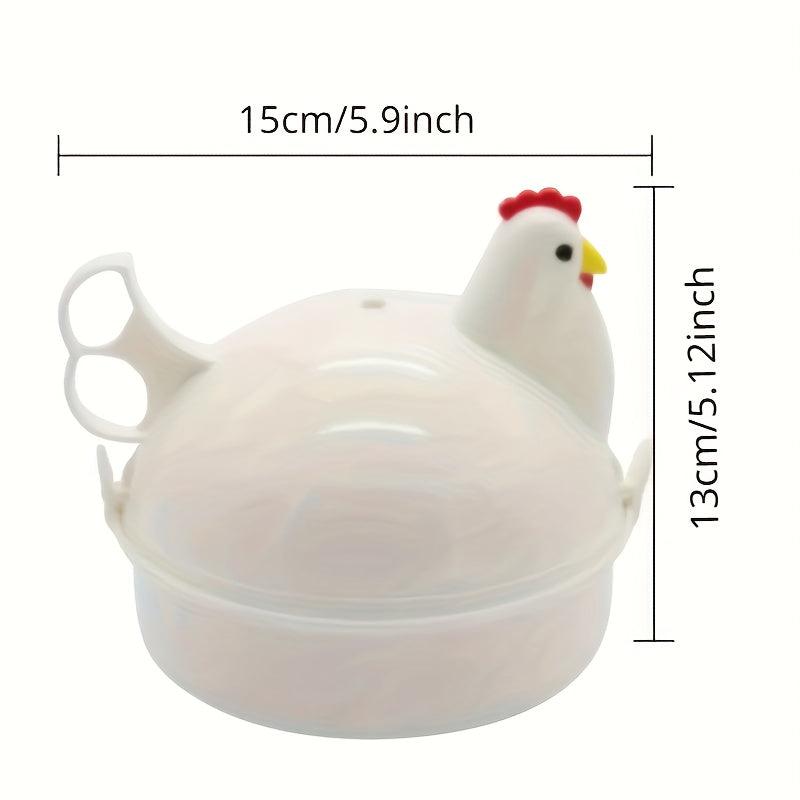 Microwave Egg Steamer Poacher Cooker Boiler - Chicken Shape