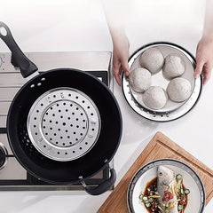 1pc Stainless Steel Steamer Rack Insert Kitchen Gadgets