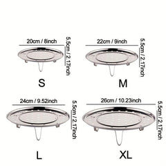 1pc Stainless Steel Steamer Rack Insert Kitchen Gadgets