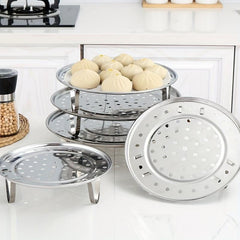 1pc Stainless Steel Steamer Rack Insert Kitchen Gadgets