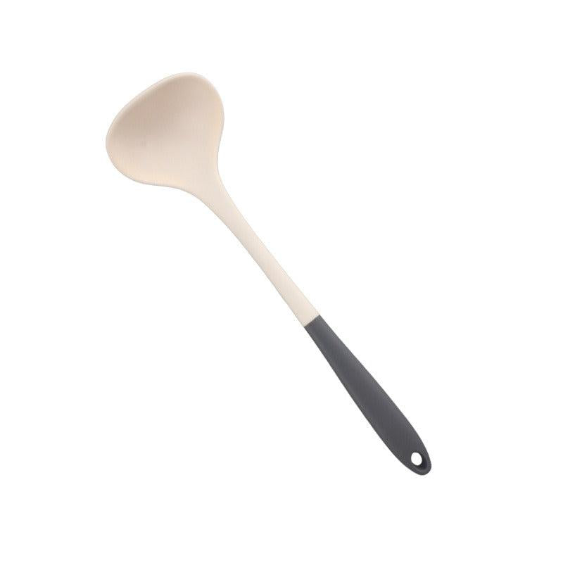 4pcs Silicone Cooking Utensils Wok Spatula Slotted Spoon Soup Ladle Rice Paddle