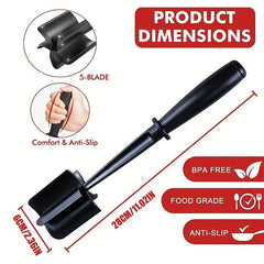 Meat Chopper Hamburger Masher Tool Heat Resistant Ground Beef & Potato Smasher