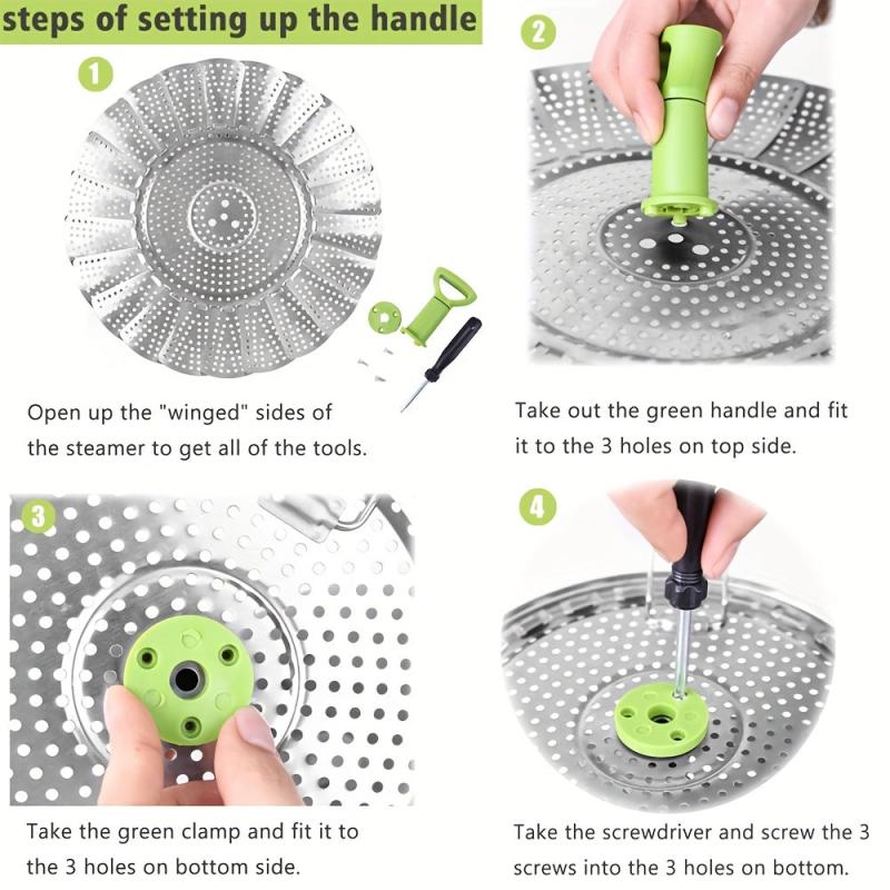 Stainless Steel Vegetable Basket Insert for Vegetarian Cooking