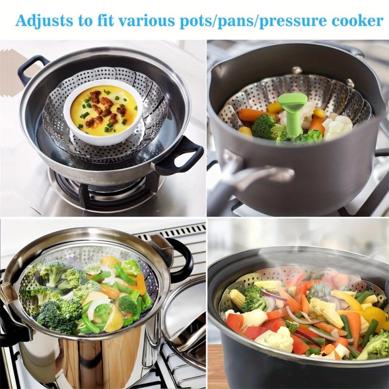 Stainless Steel Vegetable Basket Insert for Vegetarian Cooking