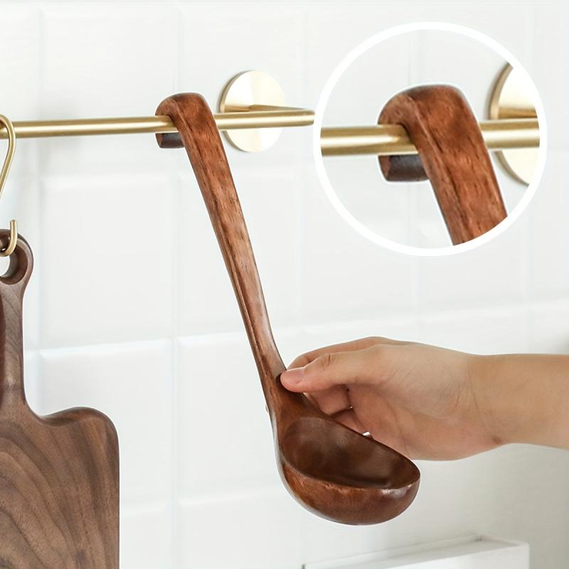 Wooden Ladle Soup Spoon with Long Handle Kitchen Utensils