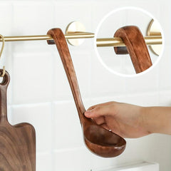 Wooden Ladle Soup Spoon with Long Handle Kitchen Utensils