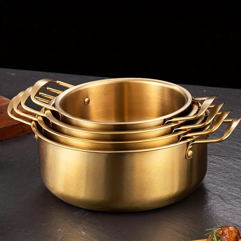 Stainless Steel Pot for Soup, Ramen, Noodles, Hot Pots
