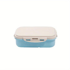 1PC Wheat Plastic Lunch Box Meal Box For Office Worker Divided Bento Box