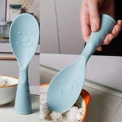 Non Stick Plastic Rice Spoon Paddle for Perfect Rice Cooking