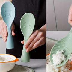 Non Stick Plastic Rice Spoon Paddle for Perfect Rice Cooking