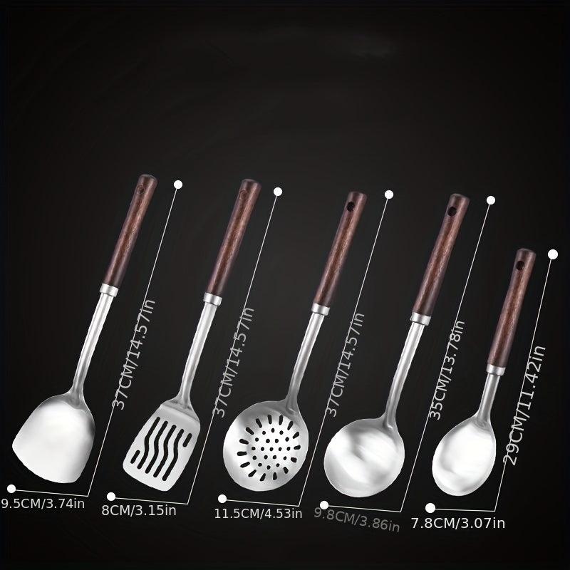 5-Piece Stainless Steel Kitchen Utensils Set
