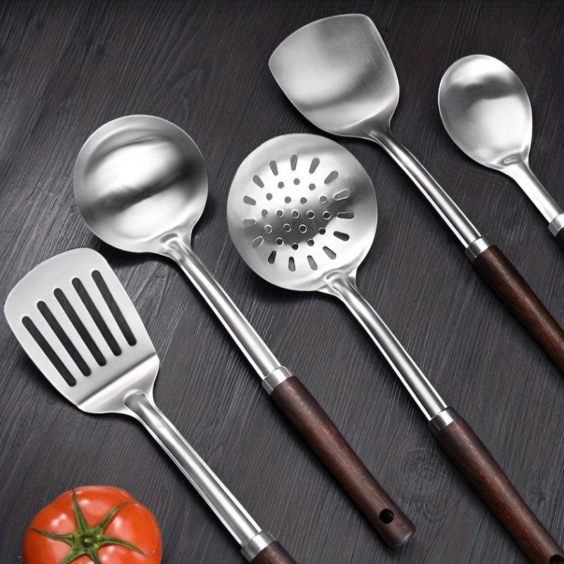5-Piece Stainless Steel Kitchen Utensils Set