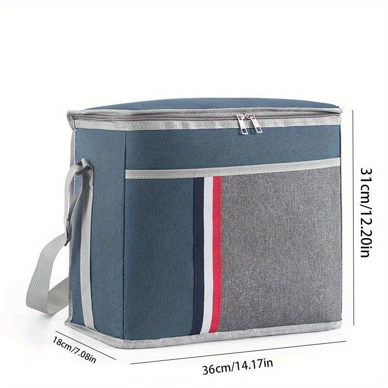 Insulated Thermal Lunch Bag Leakproof Reusable Adjustable Strap Handle