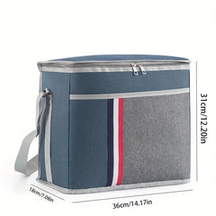 Insulated Thermal Lunch Bag Leakproof Reusable Adjustable Strap Handle