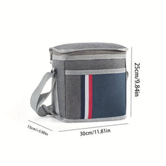 Insulated Thermal Lunch Bag Leakproof Reusable Adjustable Strap Handle