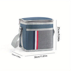 Insulated Thermal Lunch Bag Leakproof Reusable Adjustable Strap Handle