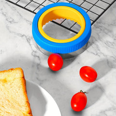 2pcs Sandwich Cutter & Sealer Set Stainless Steel & Plastic Cookie Cutters