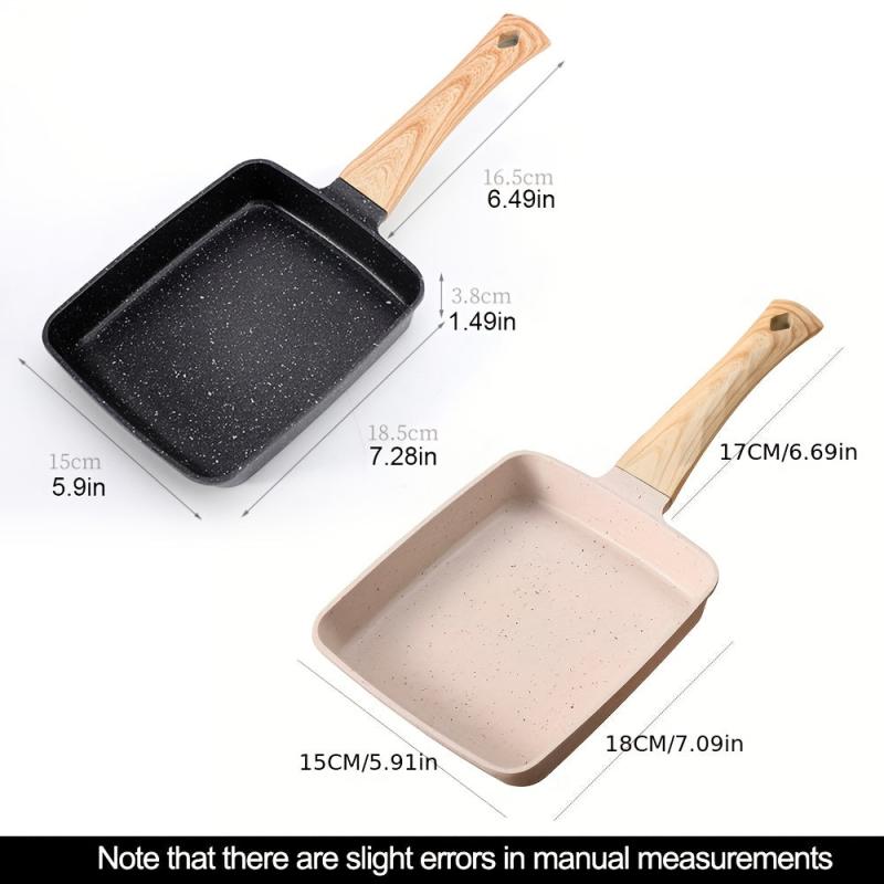 Japanese Omelette Pan 15 24cmx17 Non Stick Tamagoyaki Pan Square Egg Frying Pan