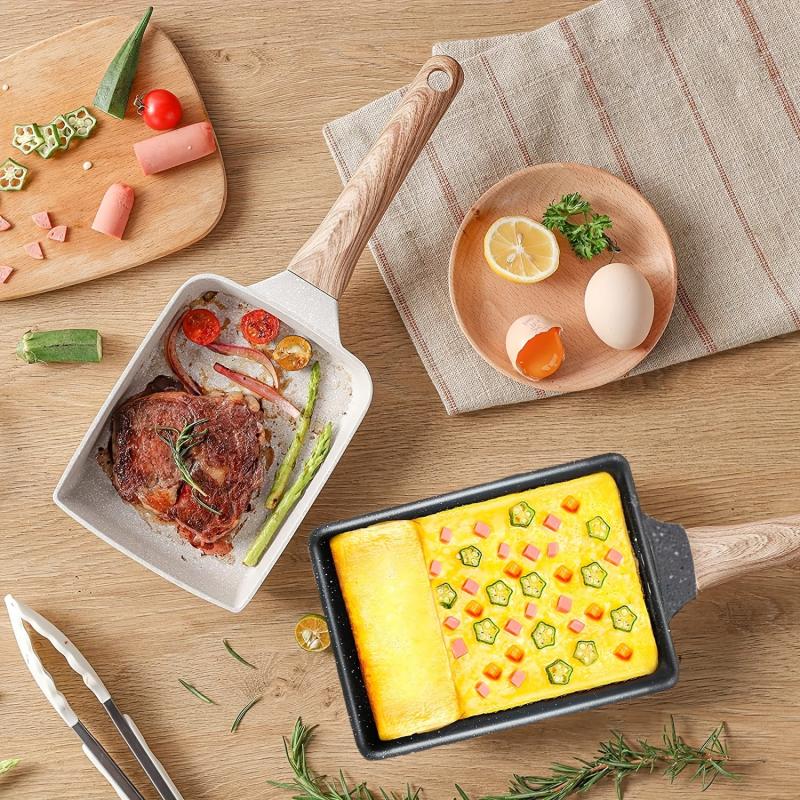 Japanese Omelette Pan 15 24cmx17 Non Stick Tamagoyaki Pan Square Egg Frying Pan