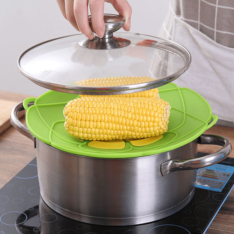 1pc Spill Stopper 25 02cm Silicone Boil Over Safeguard Kitchen Gadgets