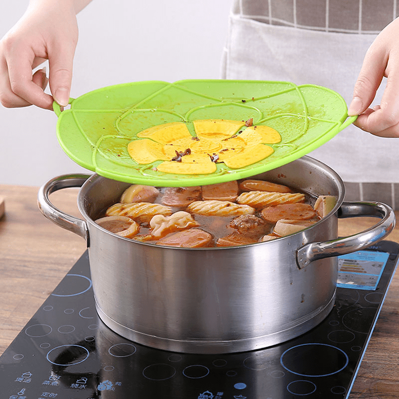 1pc Spill Stopper 25 02cm Silicone Boil Over Safeguard Kitchen Gadgets