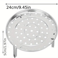 1pc Steamer Rack Stainless Steel Stand Kitchen Gadgets