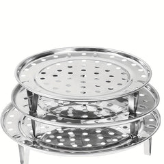 1pc Steamer Rack Stainless Steel Stand Kitchen Gadgets