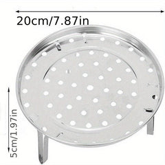 1pc Steamer Rack Stainless Steel Stand Kitchen Gadgets