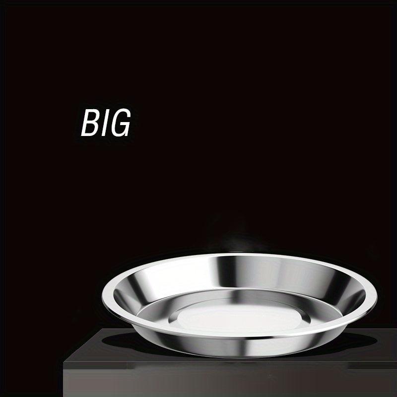 5pcs Stainless Steel Serving Plate for Fruits Snacks Fish