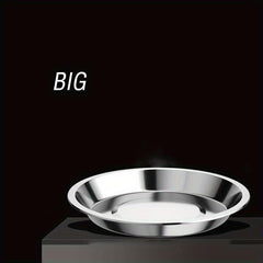 5pcs Stainless Steel Serving Plate for Fruits Snacks Fish