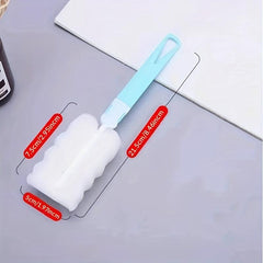 Long Handle Detachable Sponge Bottle Brush Narrow Neck Wine Bottle Brush