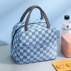 Large Capacity Waterproof Picnic Bento Bag with Ice Pack and Lunch Box