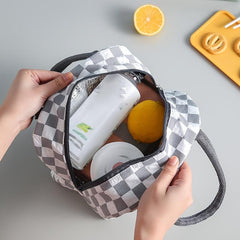 Large Capacity Waterproof Picnic Bento Bag with Ice Pack and Lunch Box