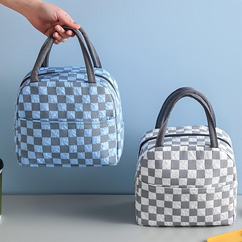 Large Capacity Waterproof Picnic Bento Bag with Ice Pack and Lunch Box