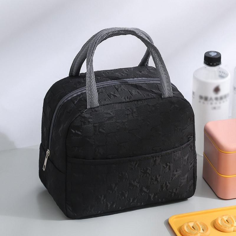 Large Capacity Waterproof Picnic Bento Bag with Ice Pack and Lunch Box