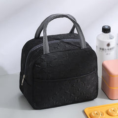 Large Capacity Waterproof Picnic Bento Bag with Ice Pack and Lunch Box