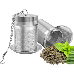 Stainless Steel Large Tea Infuser Extended Chain Hook