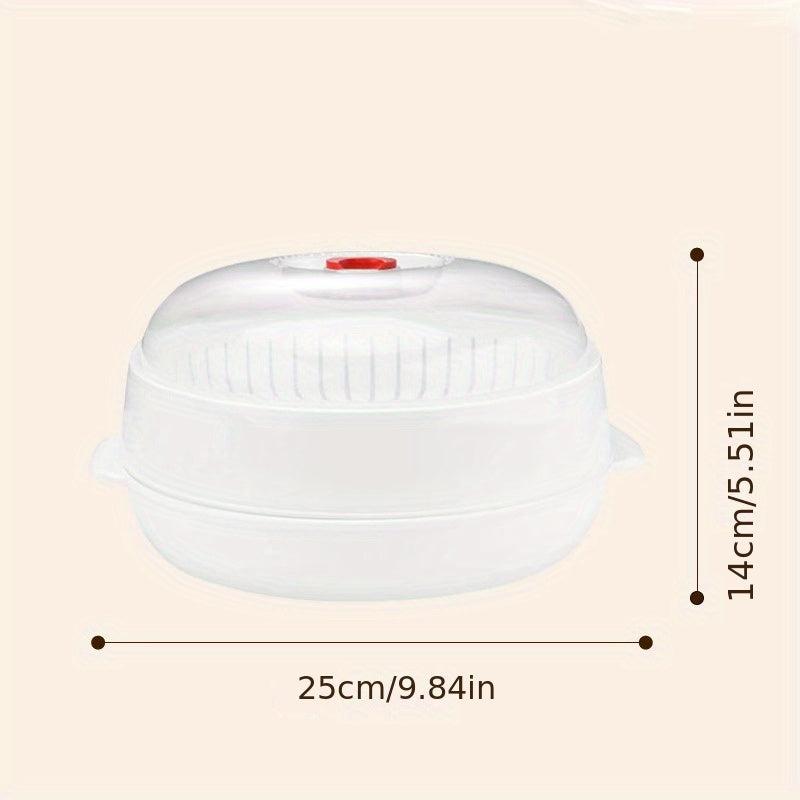 1pc Microwave Steamer 24 1 Tier 2 Tiers Cooker Kitchen Gadgets
