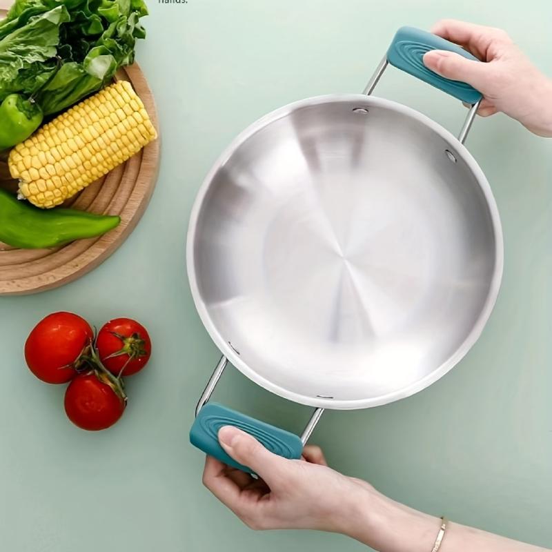 Heat Resistant Silicone Pot Holder Sleeve for Pan Handles