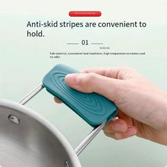 Heat Resistant Silicone Pot Holder Sleeve for Pan Handles