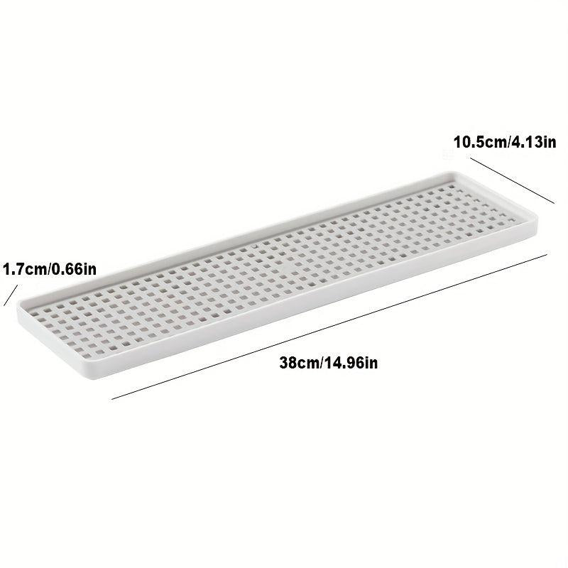 2-Layer Dish Drain Tray: Keep Countertops Dry & Organized