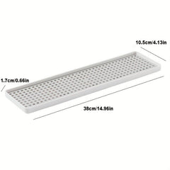 2-Layer Dish Drain Tray: Keep Countertops Dry & Organized