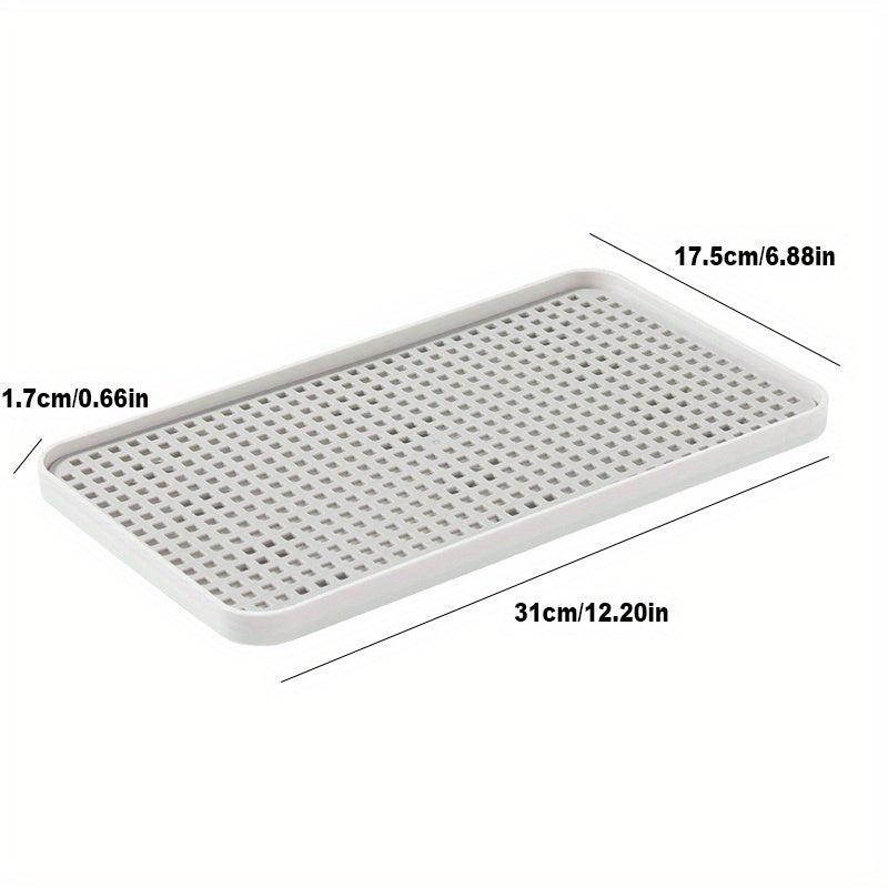 2-Layer Dish Drain Tray: Keep Countertops Dry & Organized