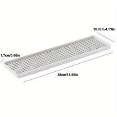 2-Layer Dish Drain Tray: Keep Countertops Dry & Organized